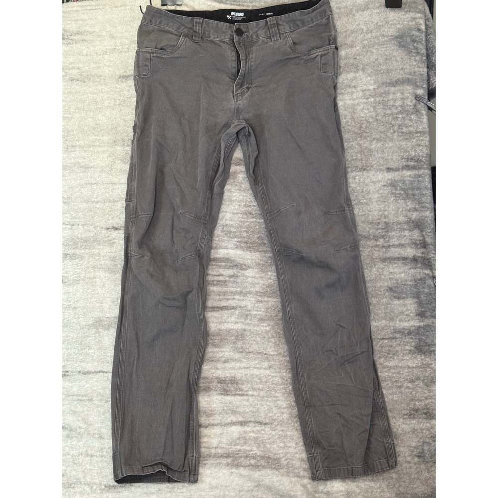 Off The Grid Trailblazer Pant Mens 36x36 Gray Taper Fit Cotton Stretch Workwear